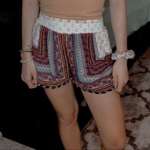 Printed summer shorts